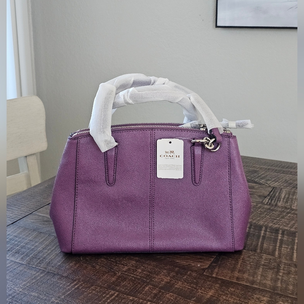 Never Been Used Coach Purple Women's Bag - Picture 6 of 17